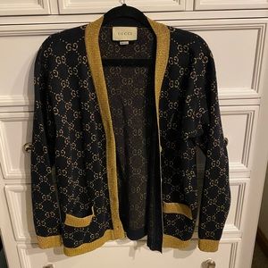 Gold Gucci GG Sweater